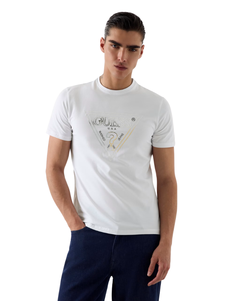 Guess T-Shirt Uomo Colore Bianco