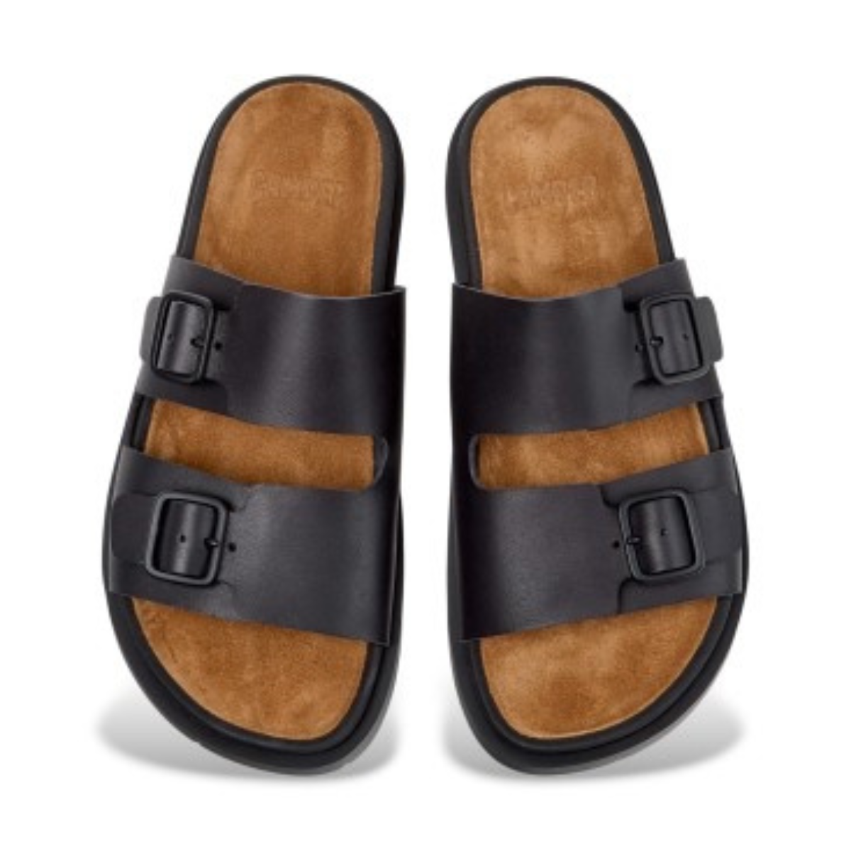Camper Sandali in Pelle Lluc Colore Nero
