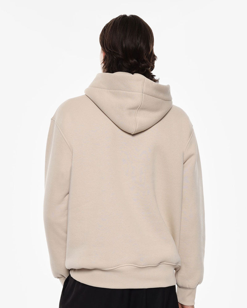 Imperial Felpa con Cappuccio e Stampa Grafica Colore Beige