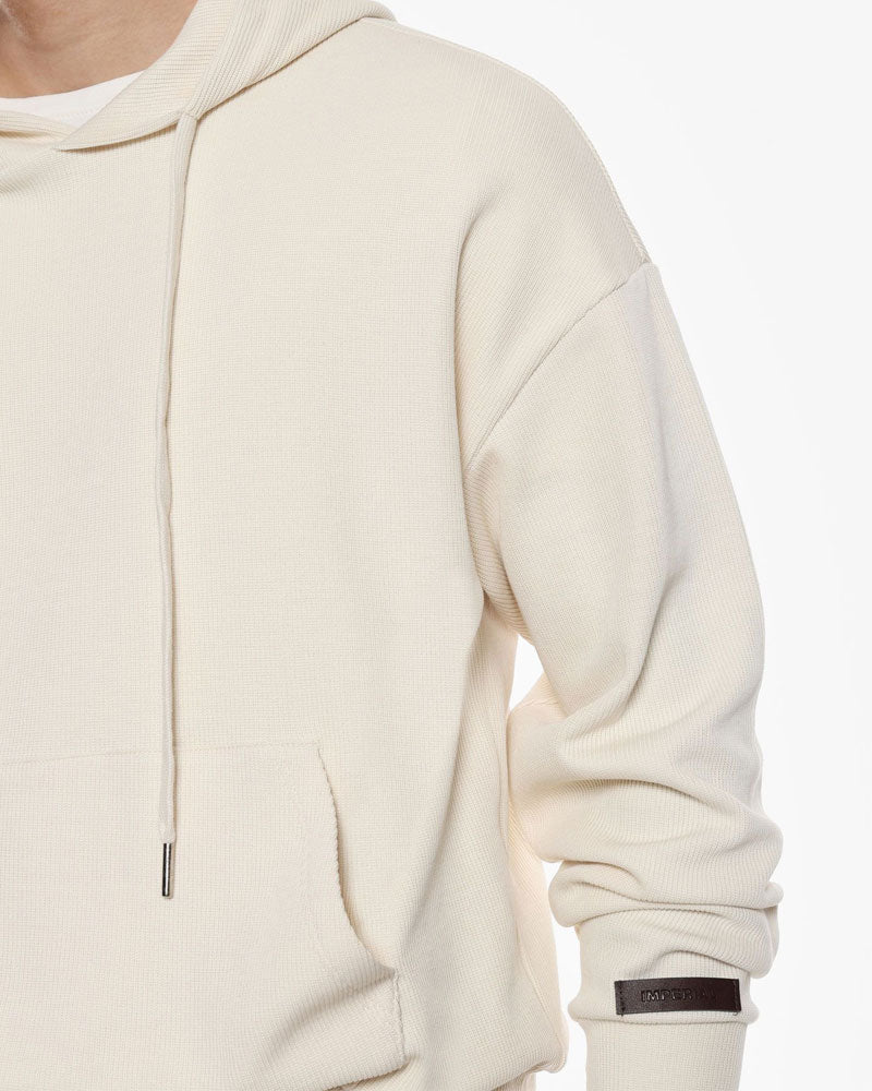 Imperial Felpa con Cappuccio e Tasca Frontale da Uomo Colore Bianco