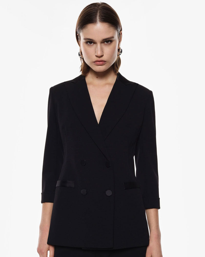 Imperial Giacca Doppiopetto Classica da Donna Colore Nero