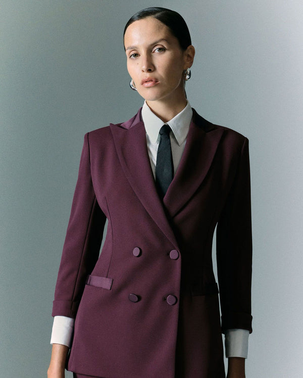 Blazer Donna Doppiopetto In Nero – Giacca Casual Chic Per Ufficio E Tempo Libero, Taglio Classico E Versatile