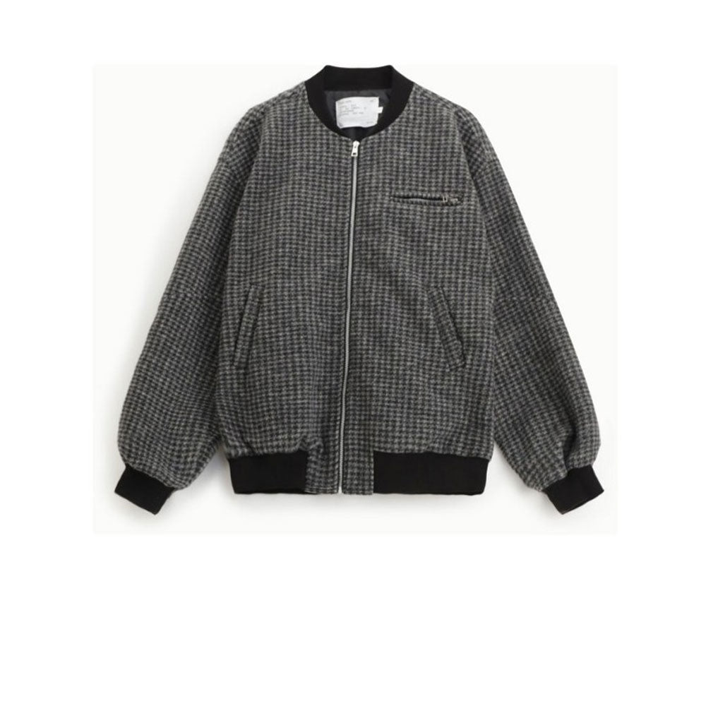 Imperial Giubbotto Bomber Oversize da Uomo Colore Grigio Antracite