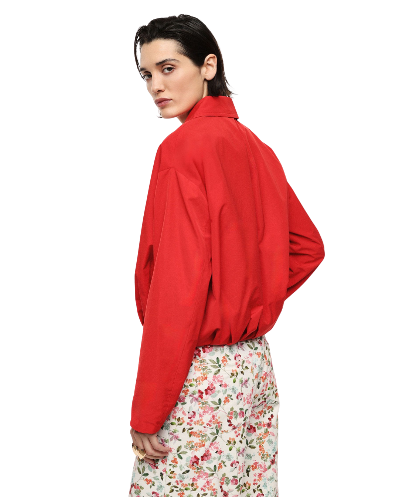 Imperial Giacca Cropped Colore Rosso