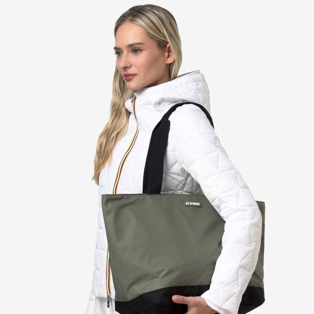 K-Way Borsa Tote Bag Clere Colore Verde Scuro