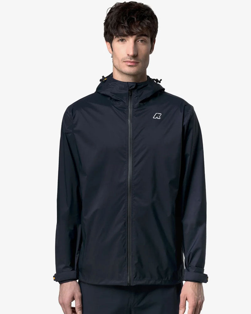 K-Way Felpa Giacca Charmain Travel Colore Blu Scuro