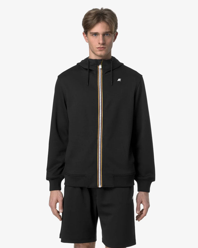 K-Way Felpa Rainer Light Spacer Colore Nero