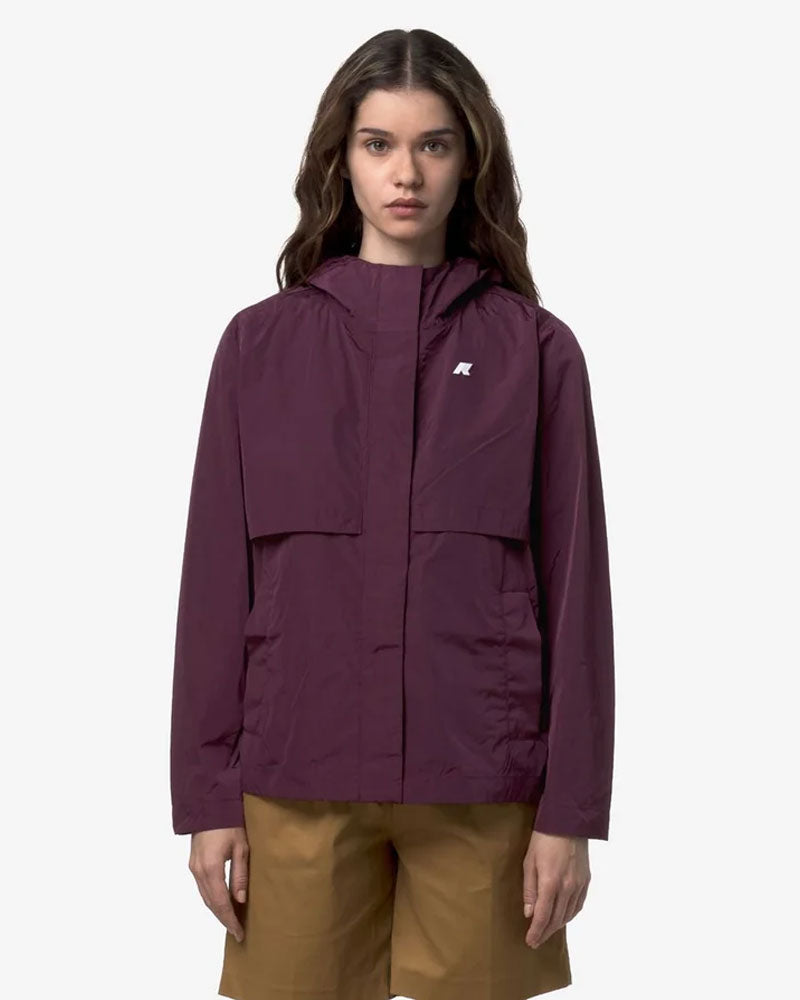 K-Way Giacca Sophile Satin Glass Colore Mauve