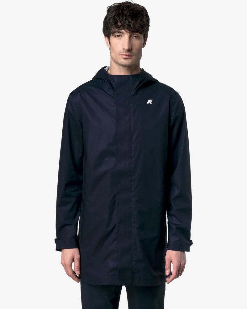 K-Way Giacca Tommy Cotton 3 Layers Colore Blu Navy