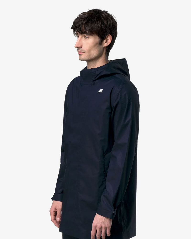 K-Way Giacca Tommy Cotton 3 Layers Colore Blu Navy