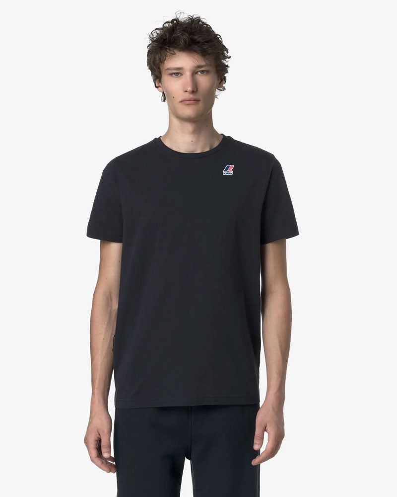 K-Way T-Shirt Leonide in Cotone Colore Blu Scuro