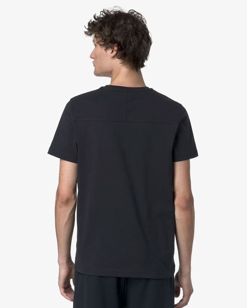 K-Way T-Shirt Leonide in Cotone Colore Blu Scuro