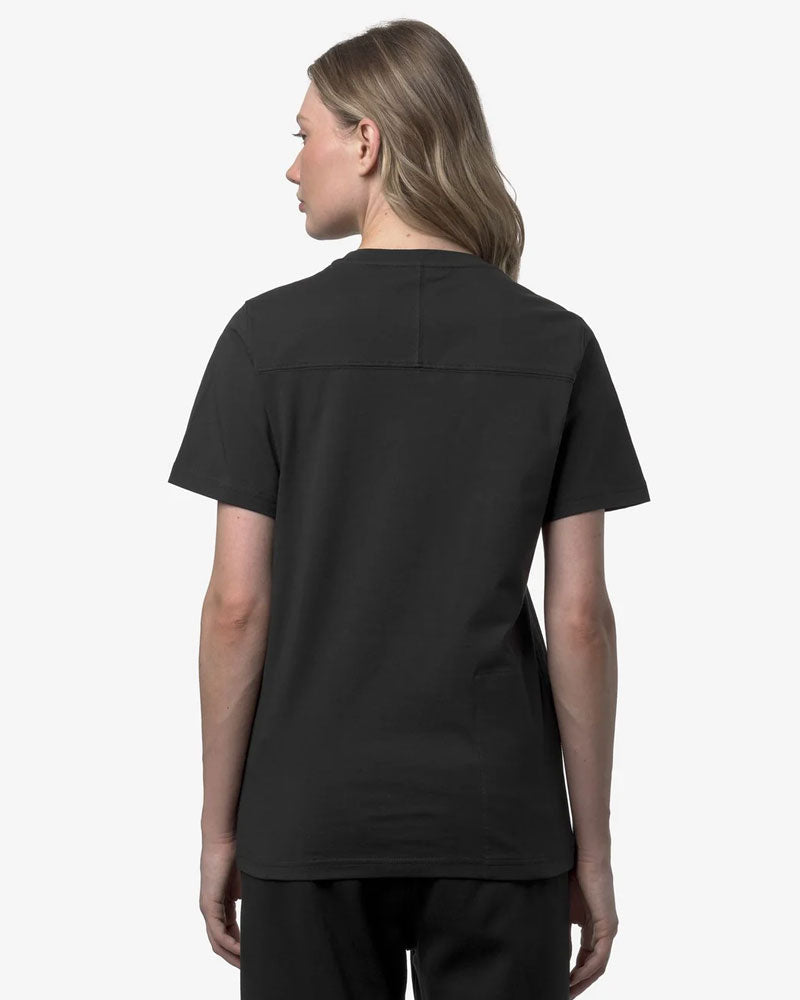 K-Way T-Shirt Leonide in Cotone Colore Nero