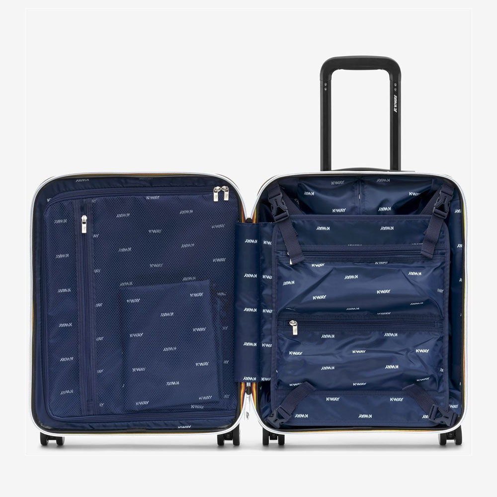 K-Way Trolley Eudoxie Small Colore Bianco