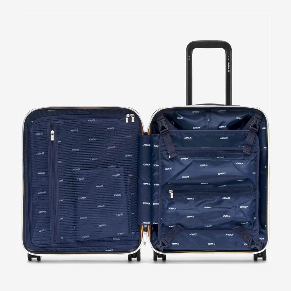 K-Way Trolley Eudoxie Small Colore Violet Mauve