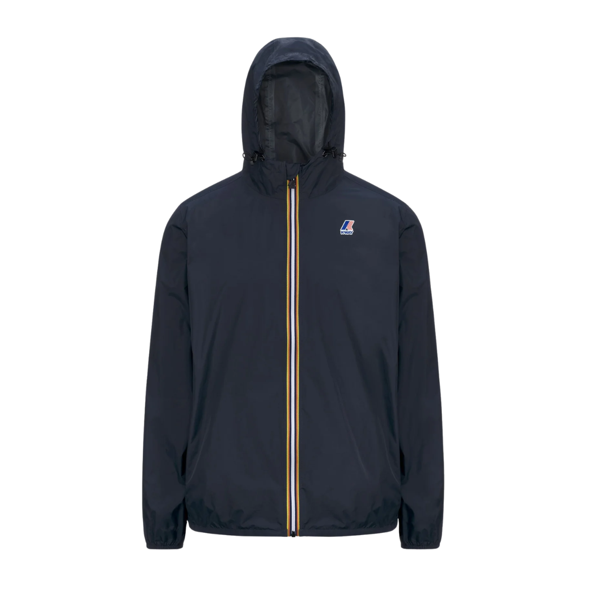 K-Way Le Vrai 4.0 Claude Giacca Antivento con Cappuccio Colore Blu Navy