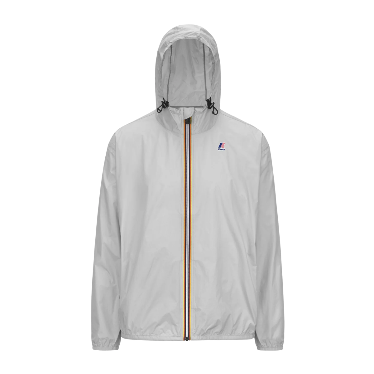 K-Way Le Vrai 4.0 Claude Giacca Antivento con Cappuccio Colore Grigio