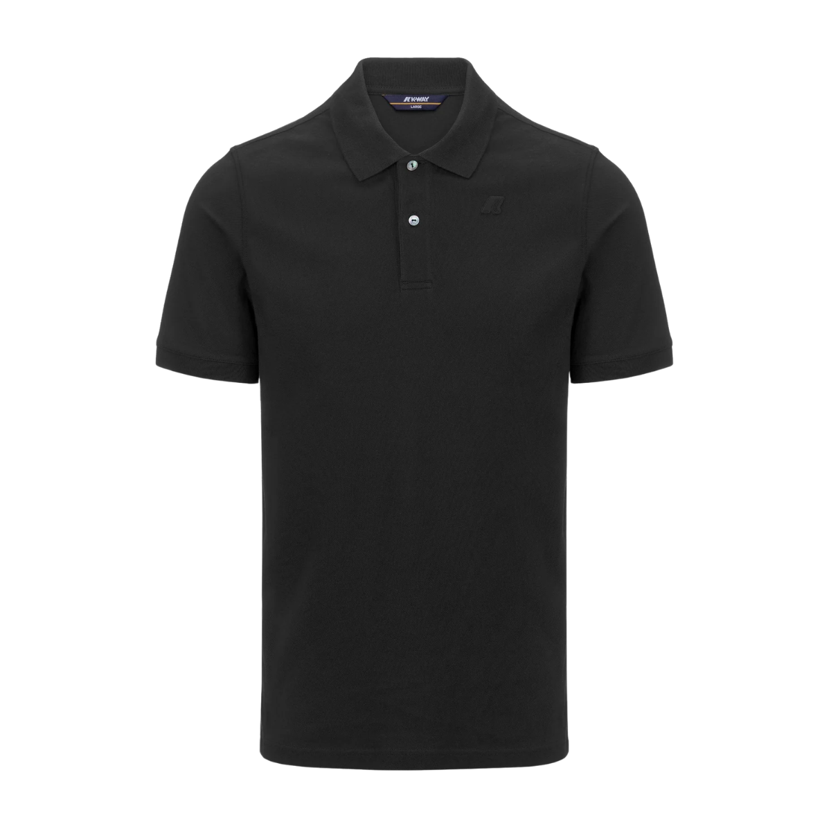 K-Way Polo Amedee Pique Slim Colore Nero