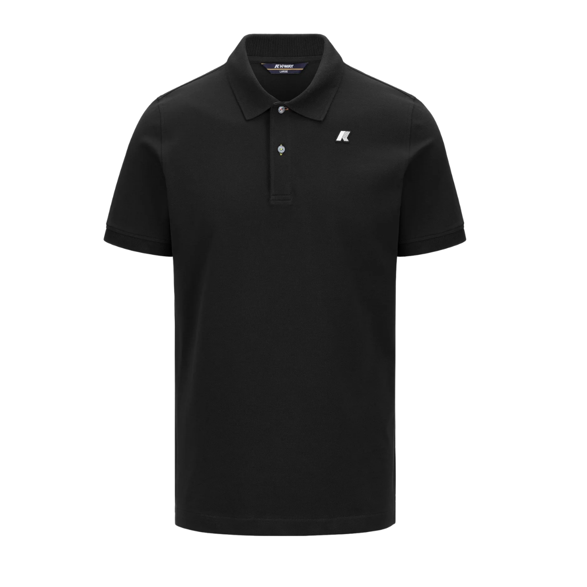 K-Way Polo Vinnie Pique Slim  Colore Nero