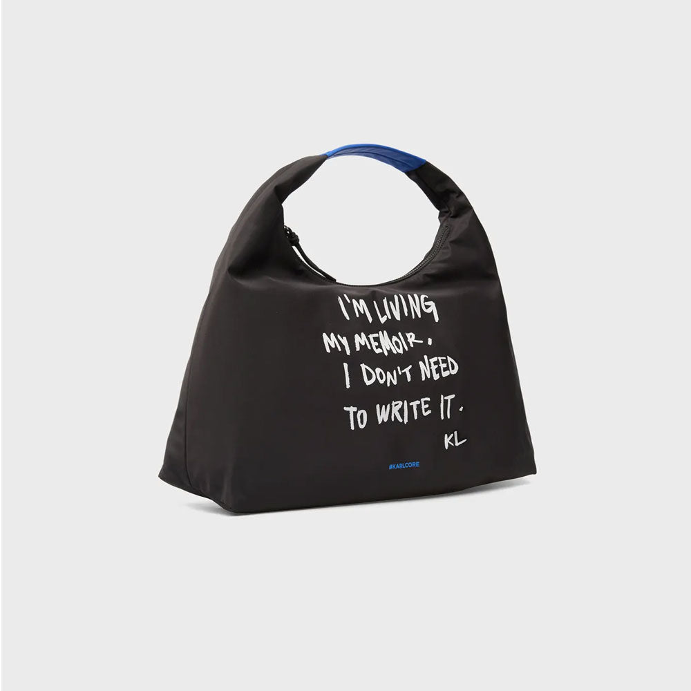 Karl Lagerfeld Borsa con Stampa Colore Nero