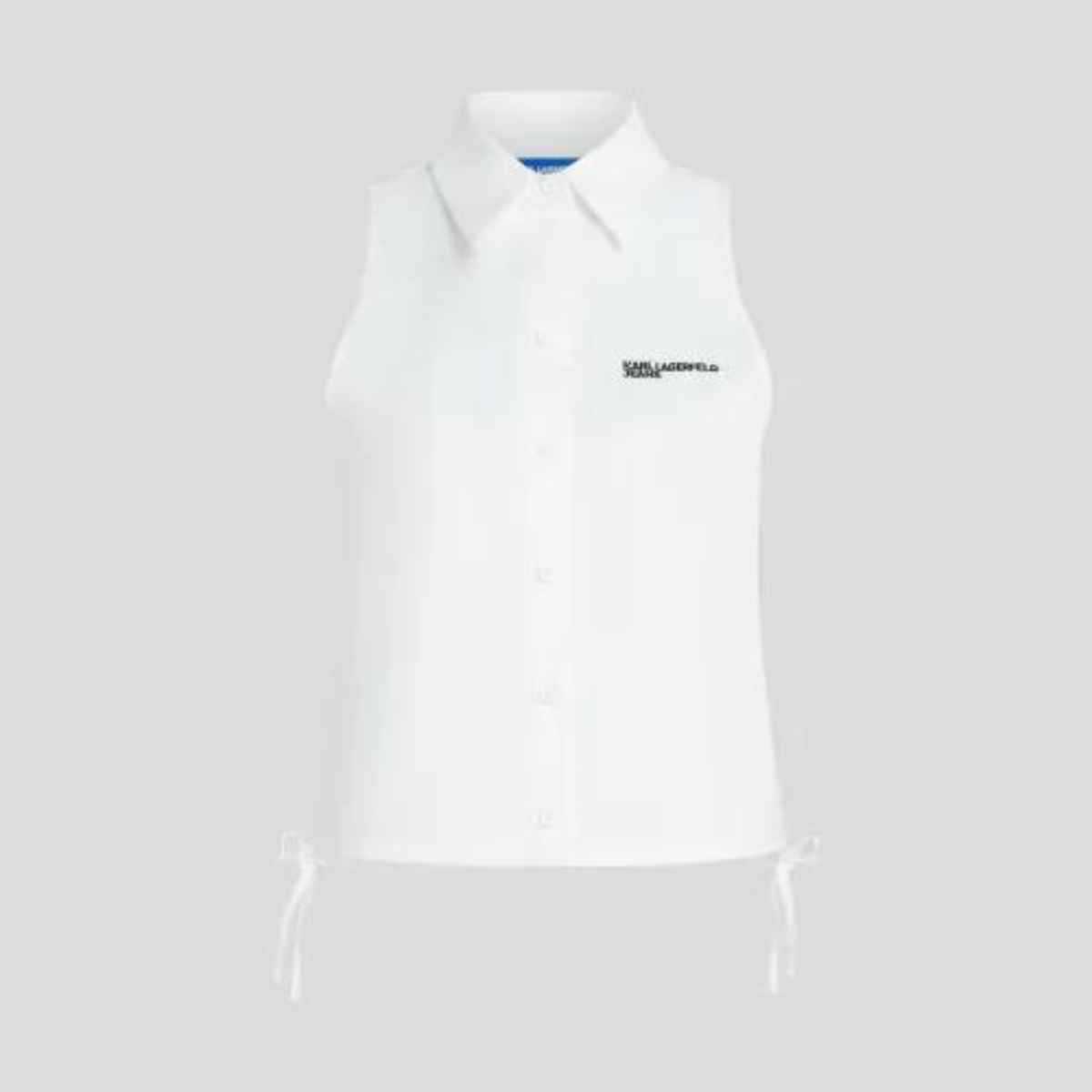 Karl Lagerfeld Blusa Smanicata Colore Bianco