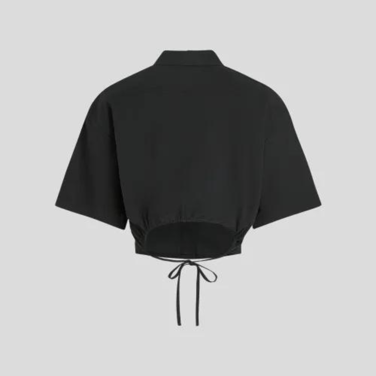 Karl Lagerfeld Camicia Crop Colore Nero