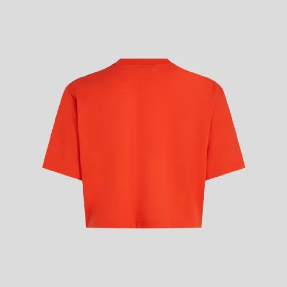 Karl Lagerfeld T-Shirt Crop Colore Arancione