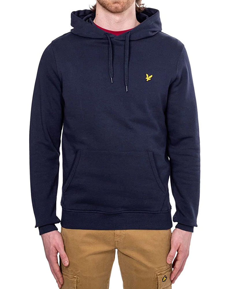 Lyle & Scott Felpa con Logo e Cappuccio da Uomo Colore Blu