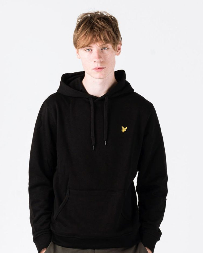Lyle & Scott Felpa con Logo e Cappuccio da Uomo Colore Nero