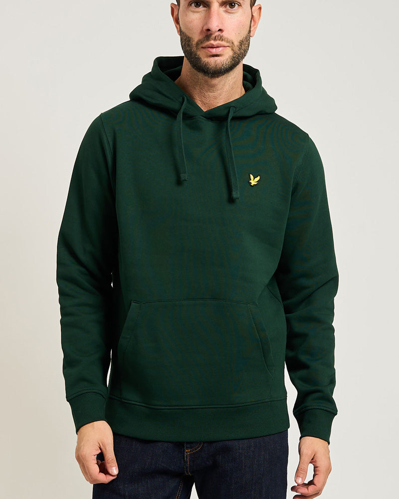 Lyle & Scott Felpa con Logo e Cappuccio da Uomo Colore Verde