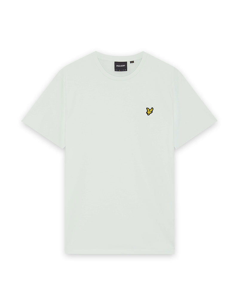 Lyle & Scott T-Shirt Girocollo in Cotone Colore Verde Chiaro