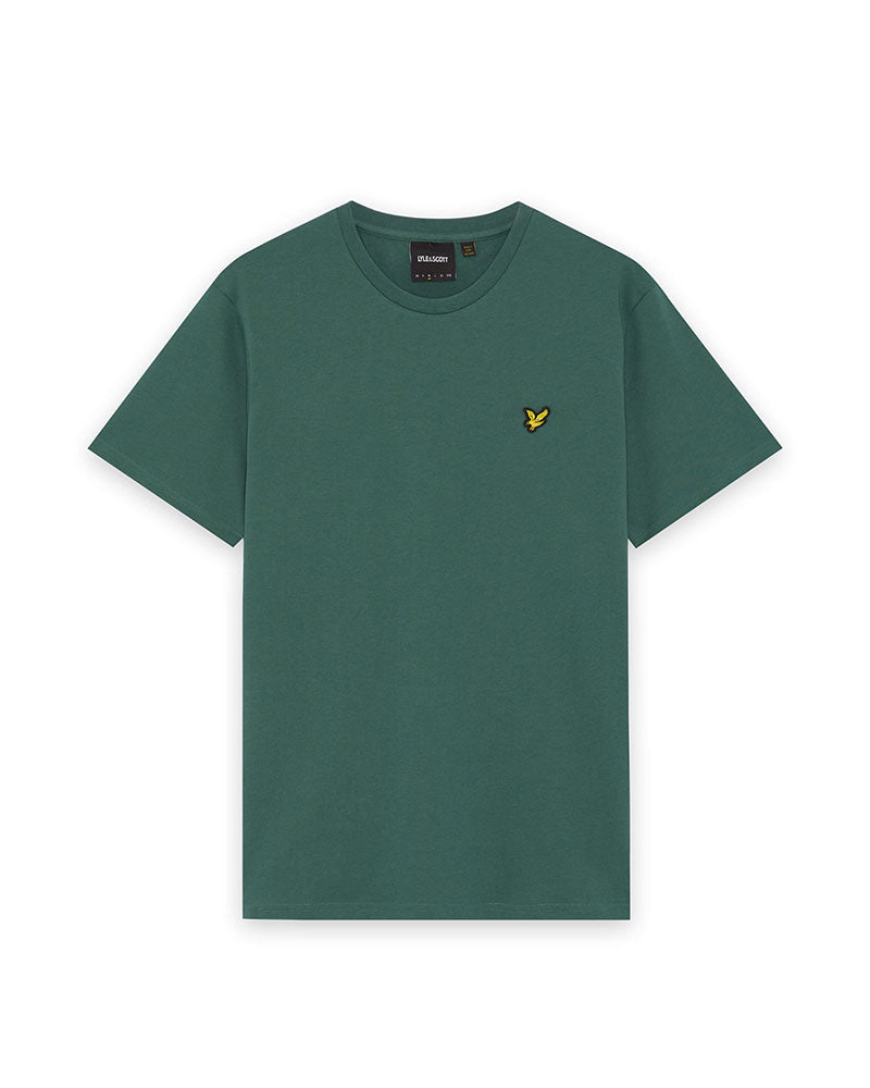 Lyle & Scott T-Shirt Girocollo in Cotone Colore Verde