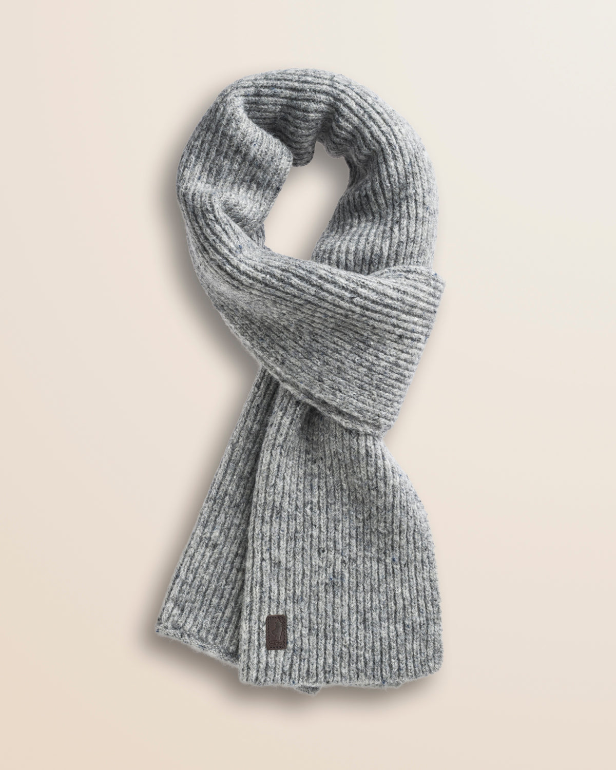 MCS Sciarpa Uomo in Maglia Colore Grigio