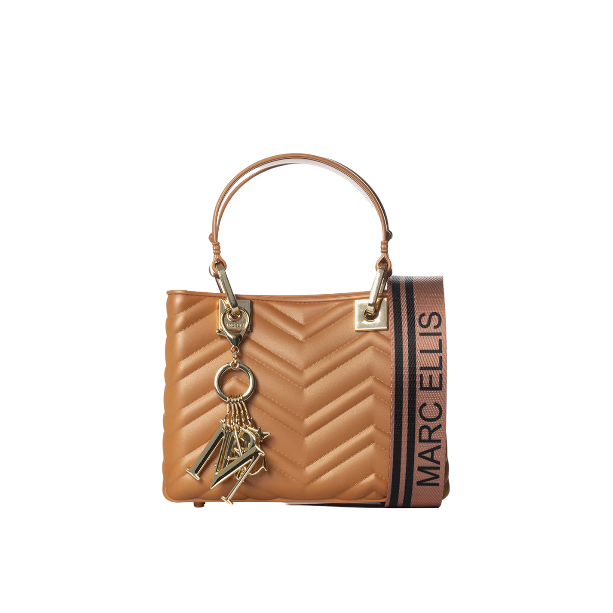 Marc Ellis Borsa Flat Krissy S Wave FLAT Cuoio  