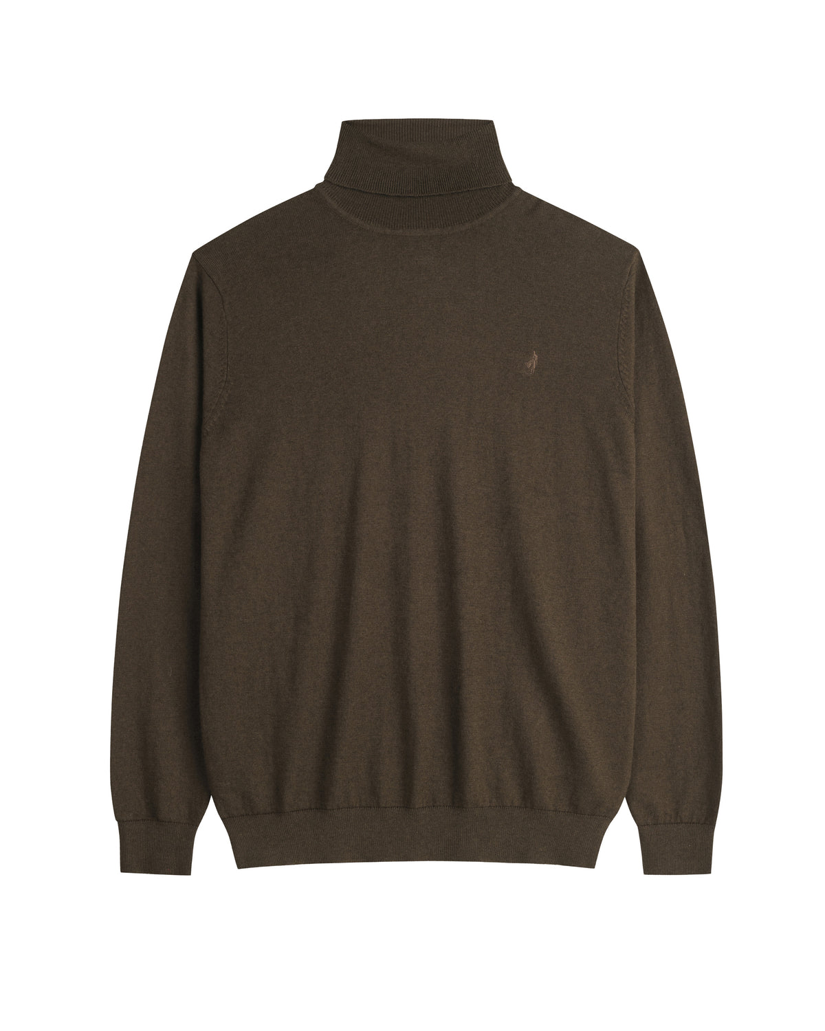 Mcs Maglia Uomo Dolcevita con Logo Colore Marrone