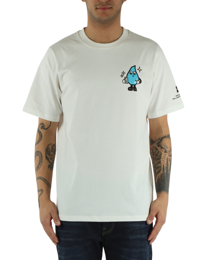 Outhere T-Shirt in Cotone Ethos Bianca