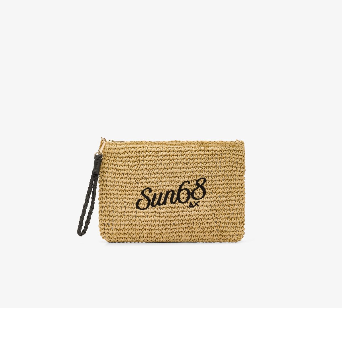 Sun68 Pochette in Rafia Colore Beige