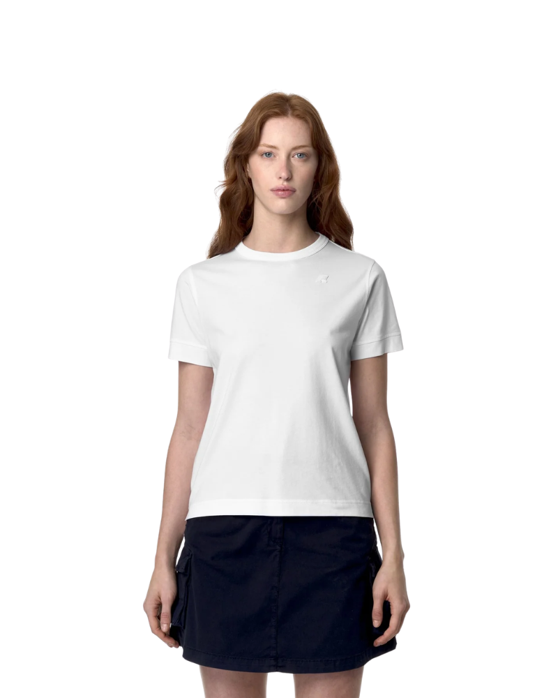 K-Way Emel  T-shirt Donna Colore Bianco