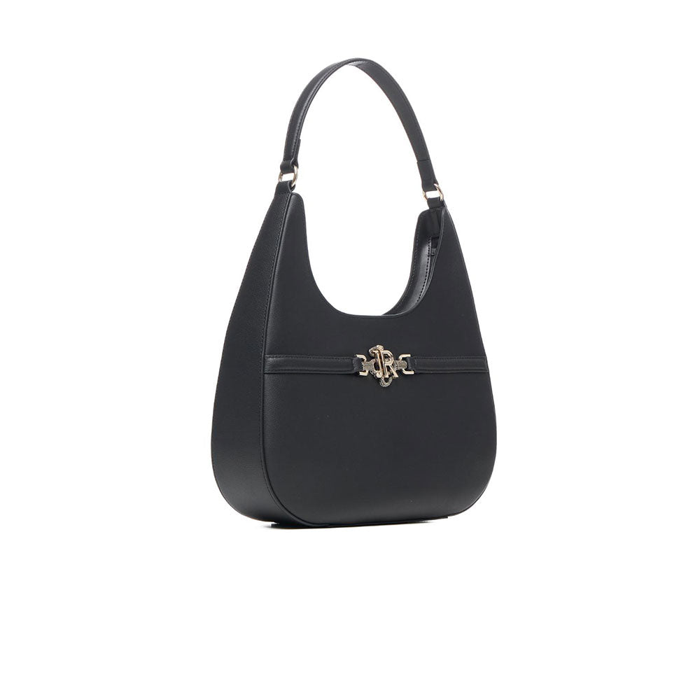 Richmond Borsa a Spalla con Logo Silver Colore Nero