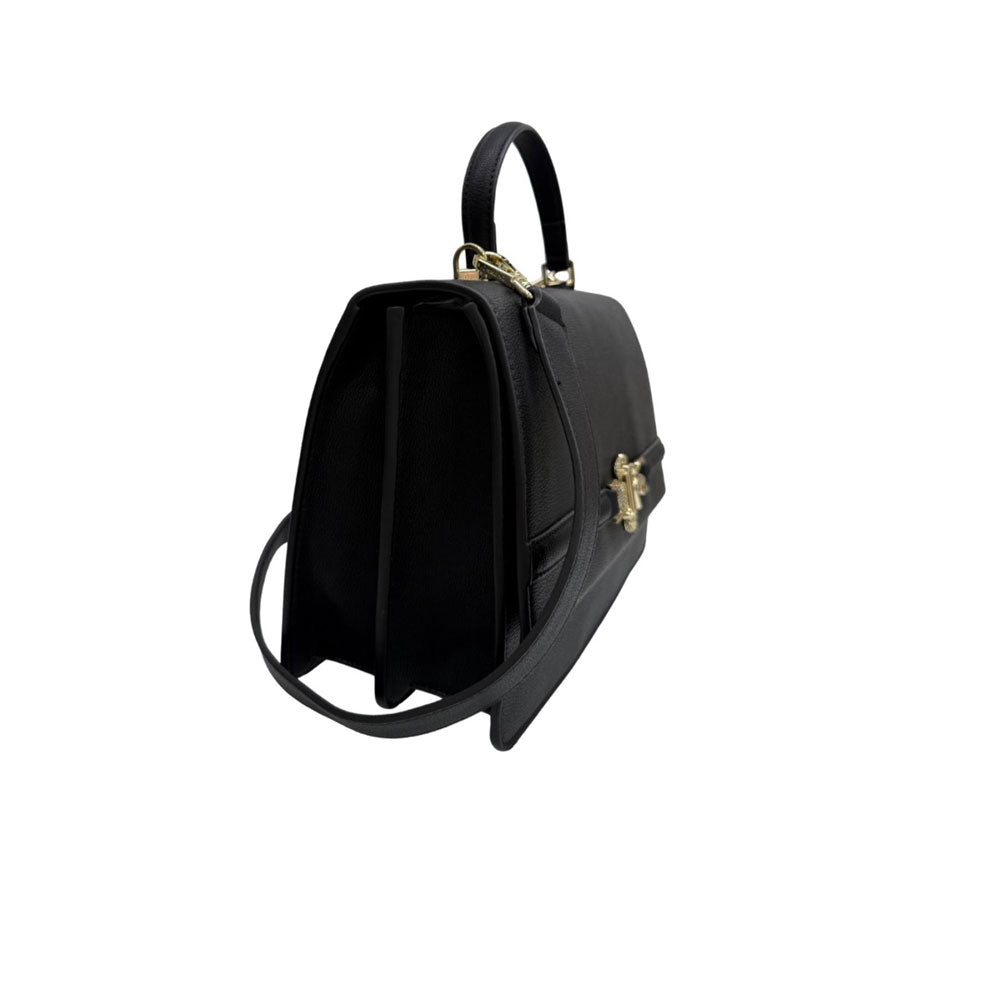 Richmond Borsa con Logo Oro Colore Nero