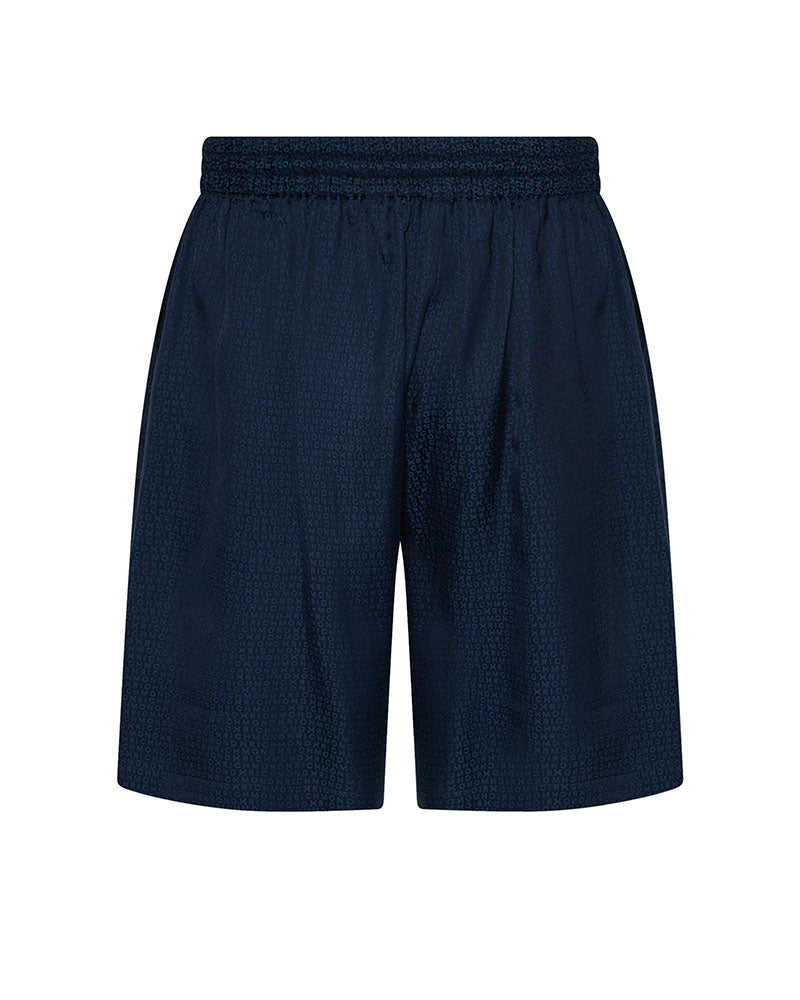 Richmond X Bermuda Monogram con Logo Colore Indigo