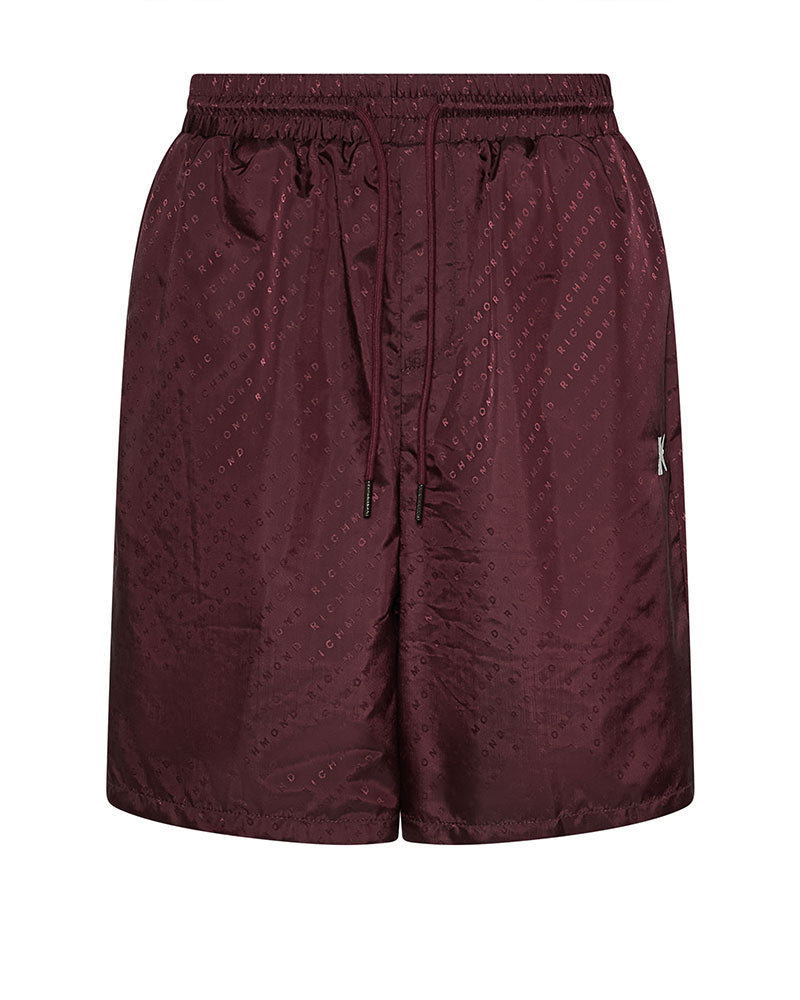Richmond X Bermuda Monogram da Uomo Colore Bordeaux
