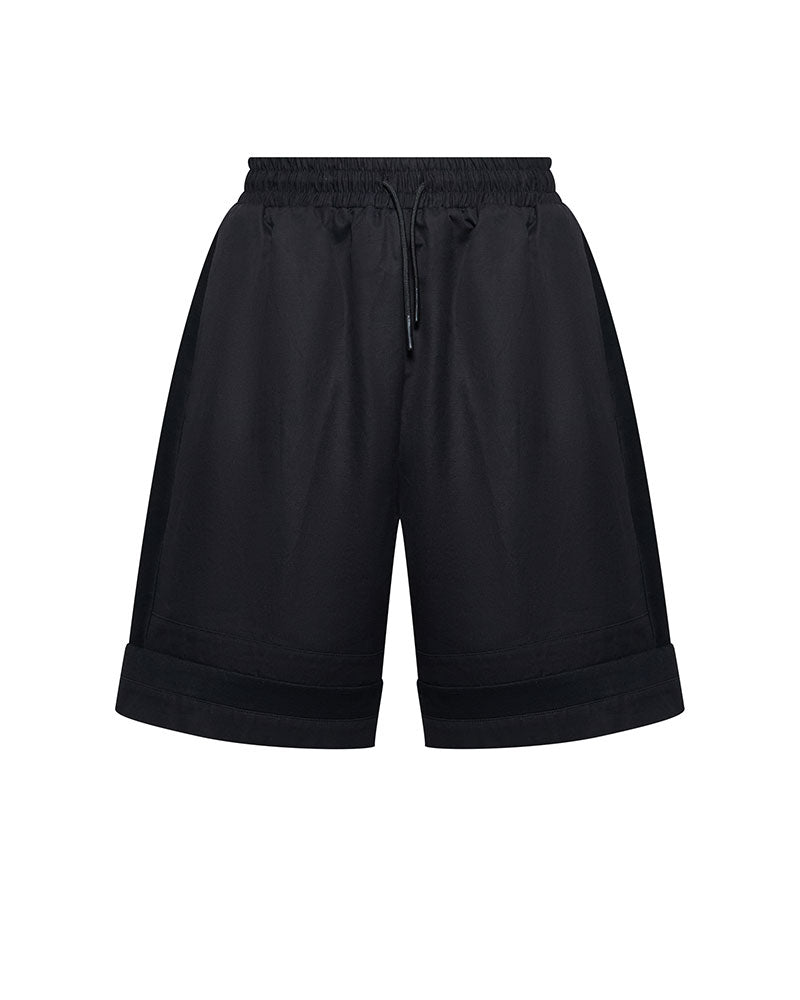 Richmond X Bermuda con Logo sul Retro Colore Nero