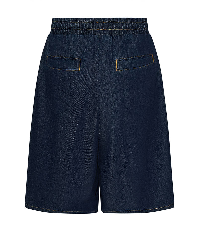 Richmond X Bermuda in Denim con Elastico Colore Blu