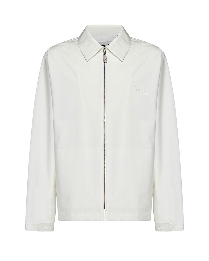 Richmond X Giacca con Colletto e Zip da Uomo Colore Bianco