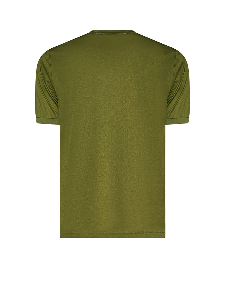 Richmond X T-Shirt Basic Girocollo da Uomo Colore Verde