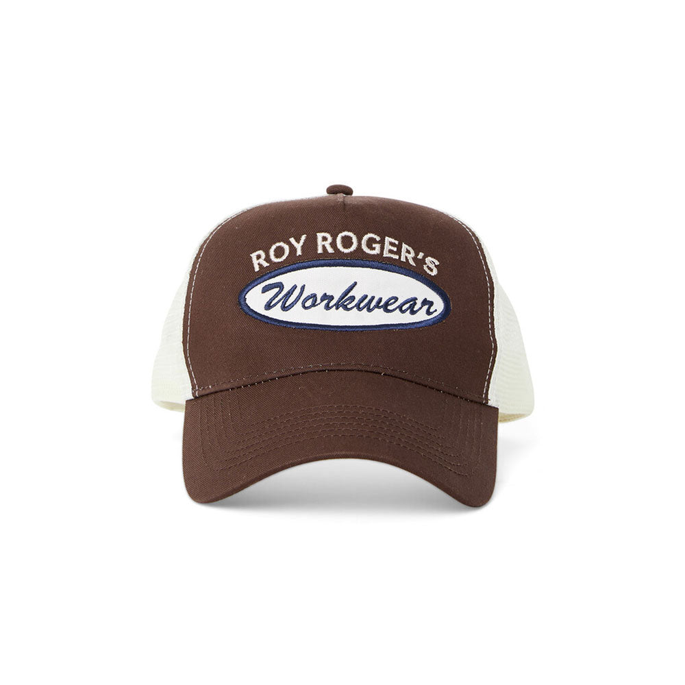 Roy Roger's Cappello con Visiera e Logo Colore Marrone