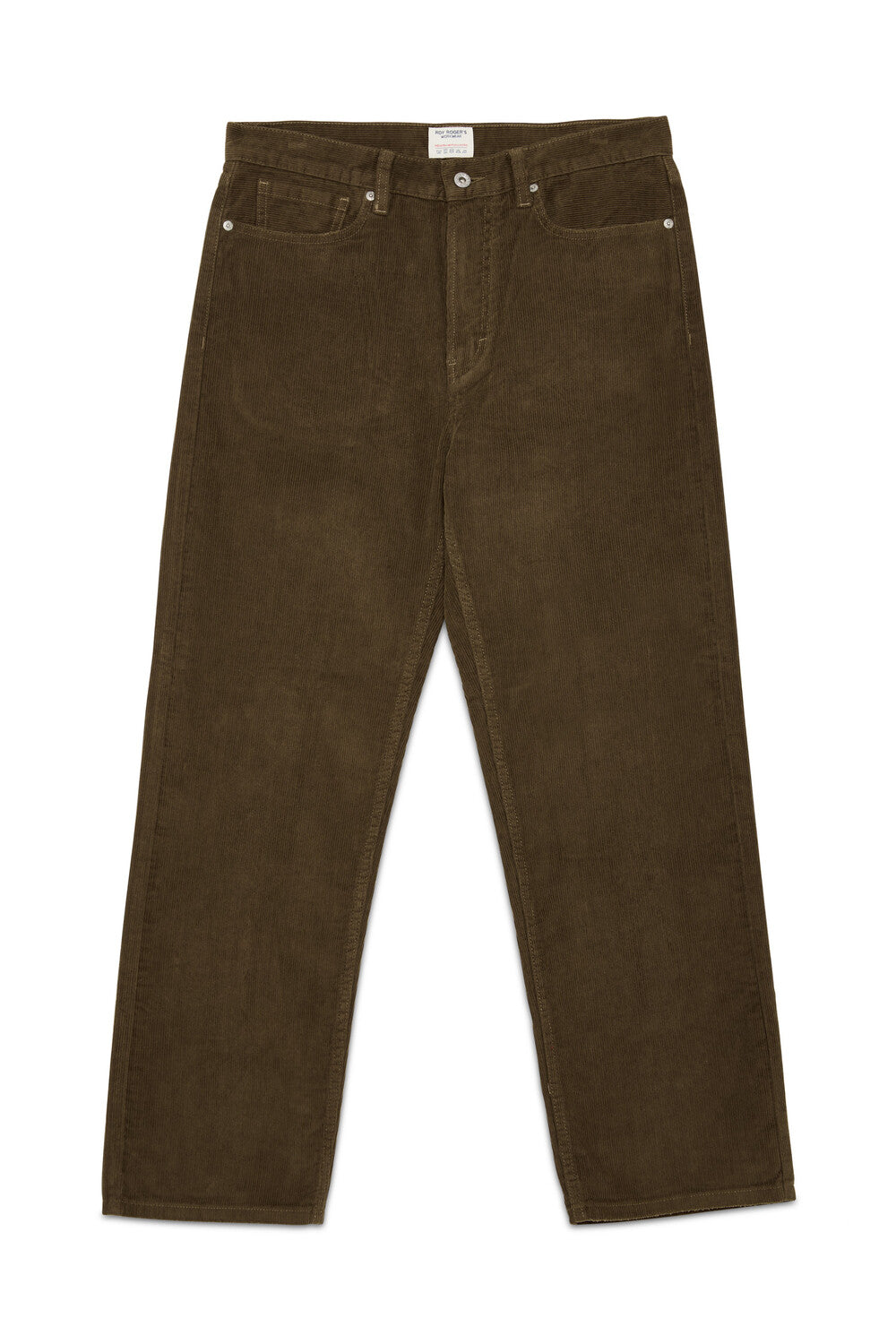 Roy Roger’s Pantaloni in Velluto a Coste Colore Marrone