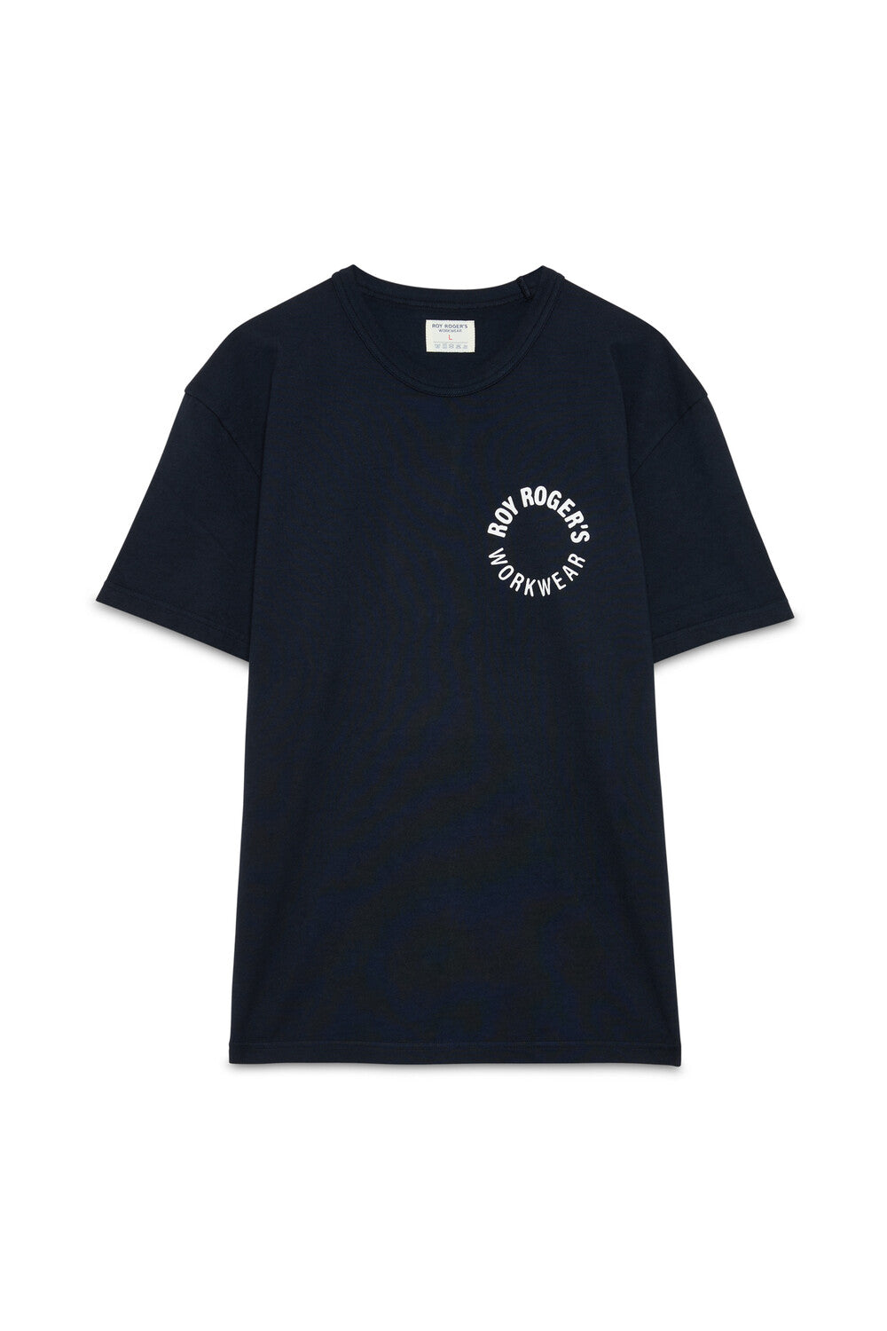 Roy Roger’s T-Shirt Workwear Logo Colore Blu Navy