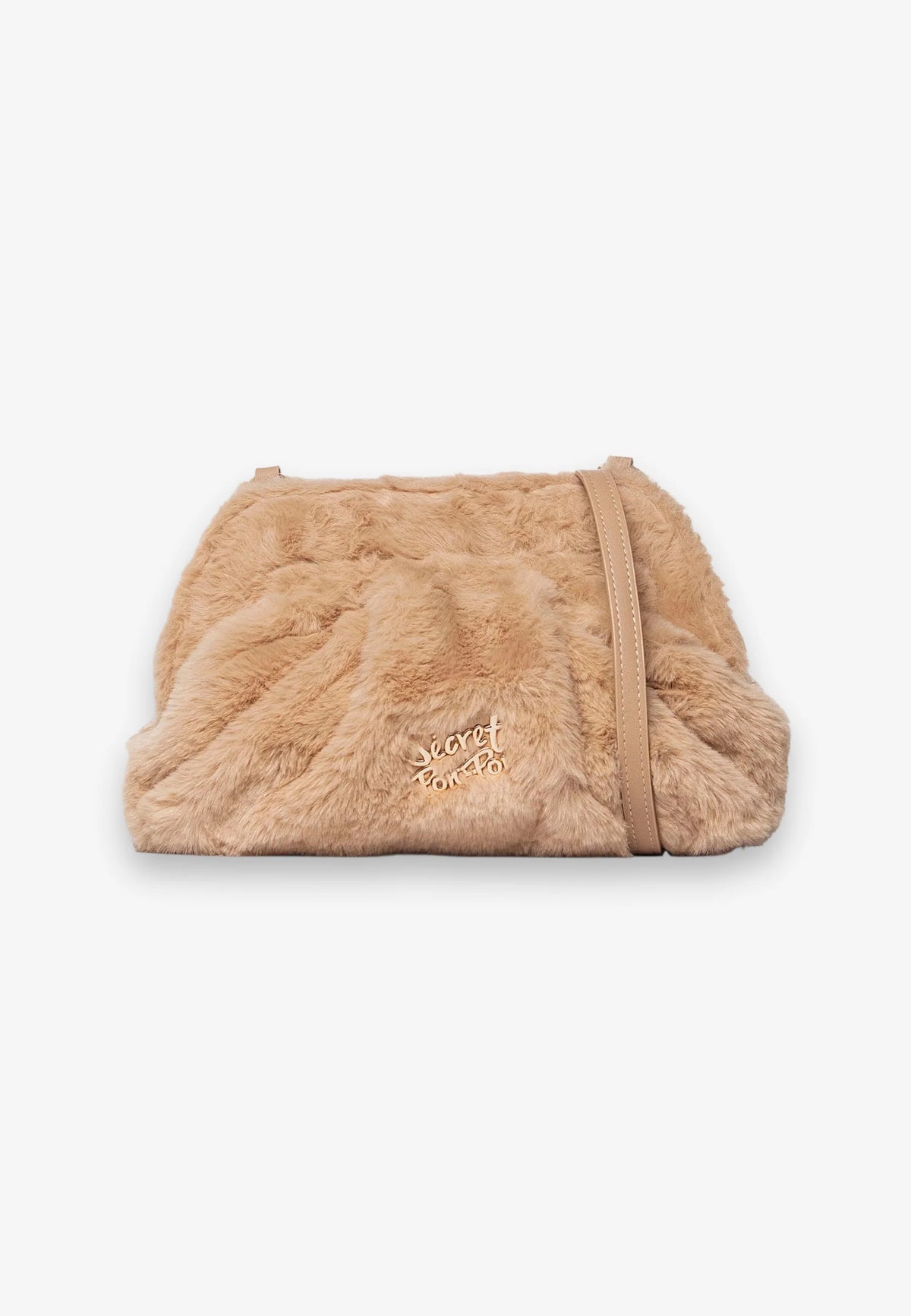 Secret Pon Pon Borsa Margaret Fur Colore Beige